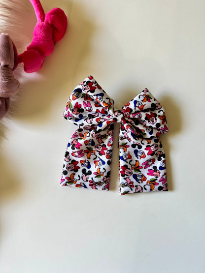 Mickey Minnie Cartoon Hair Bow Clips