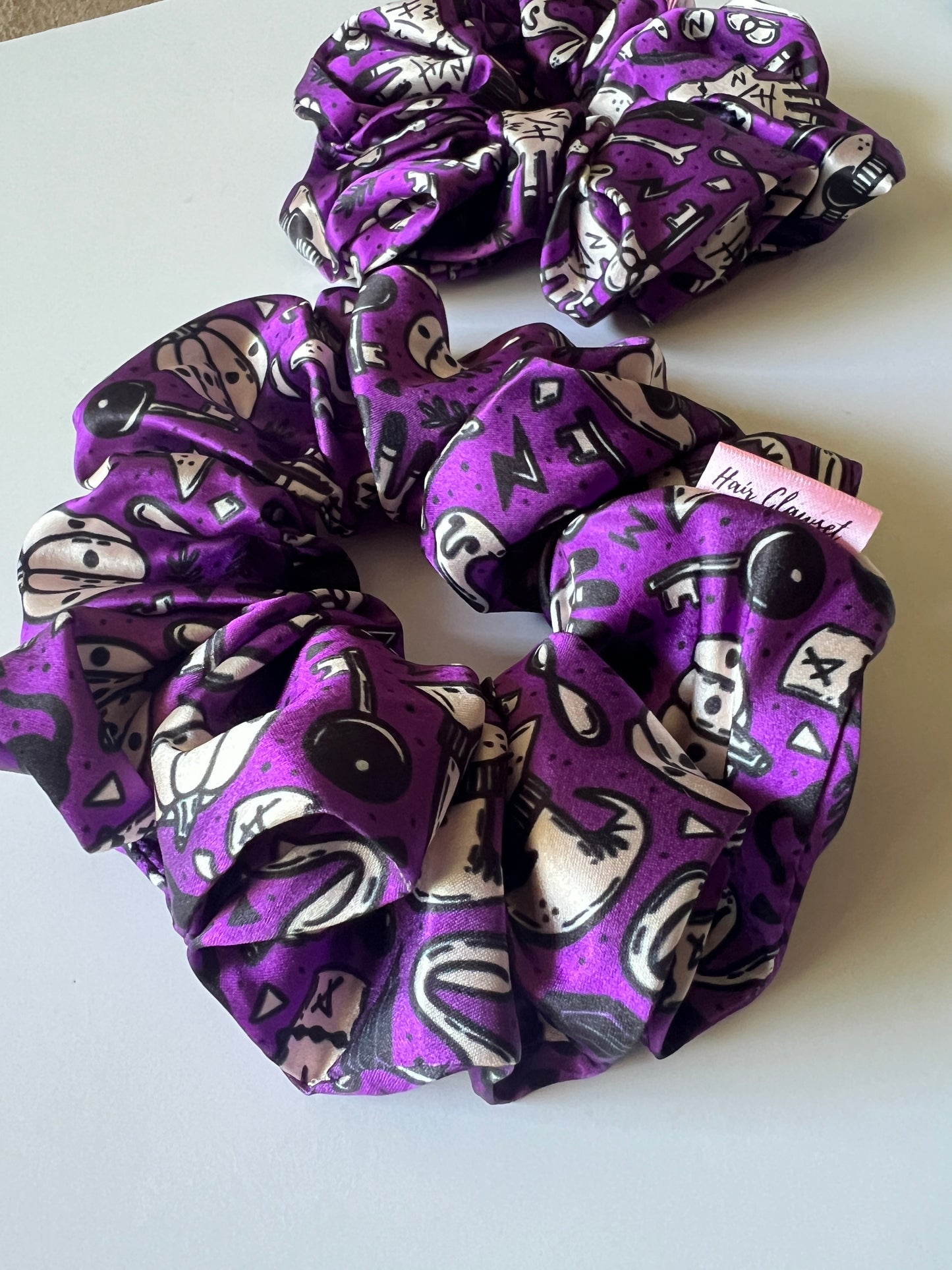 Witchy - XL fluffy Satin Scrunchie