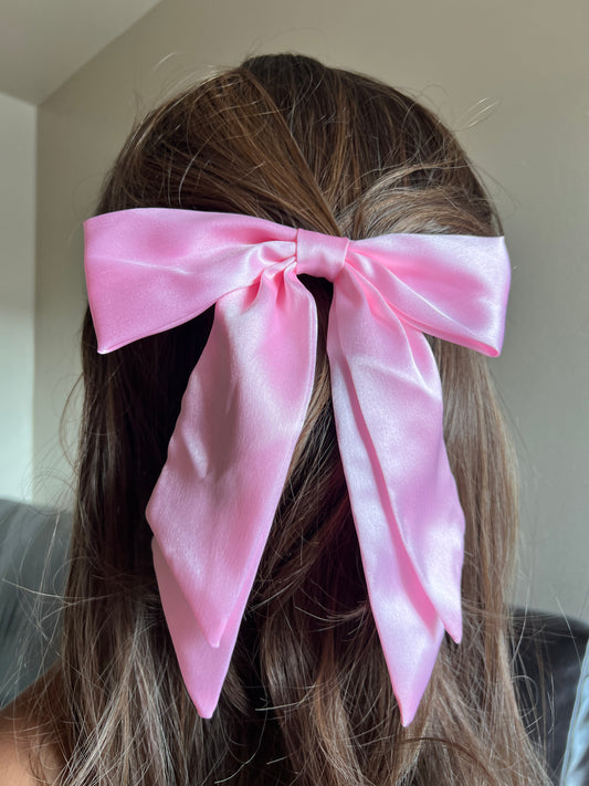 Baby Pink Bella Hair Bow