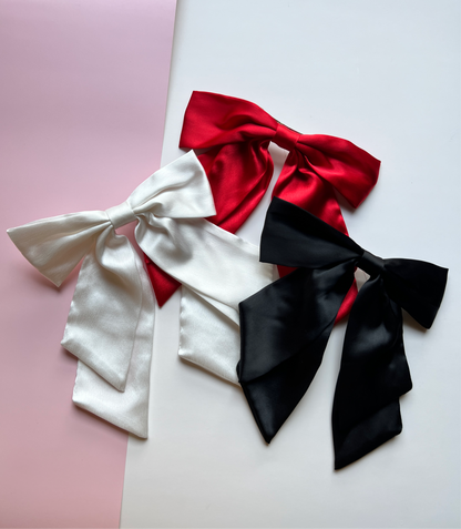 Poppy Red - Bella Hair Bow