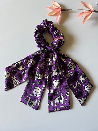 Witchy - Dual Tail Satin Scrunchie