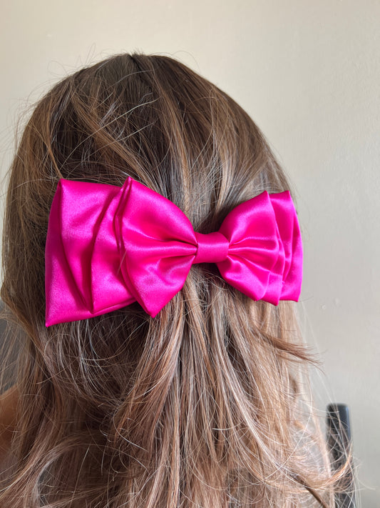 Barbie Pink Luxe Satin Scarlet Bow