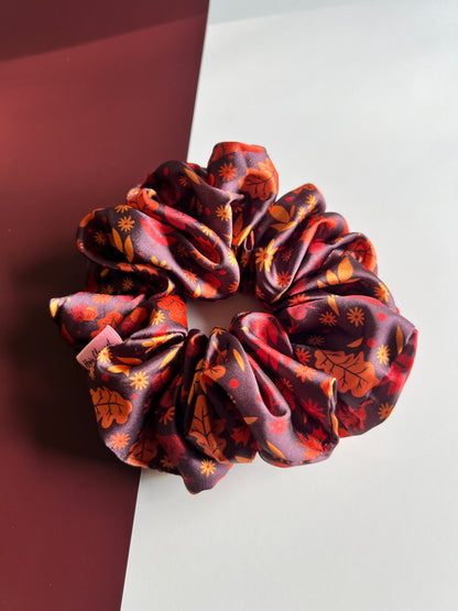 Ember - XL fluffy Satin Scrunchie