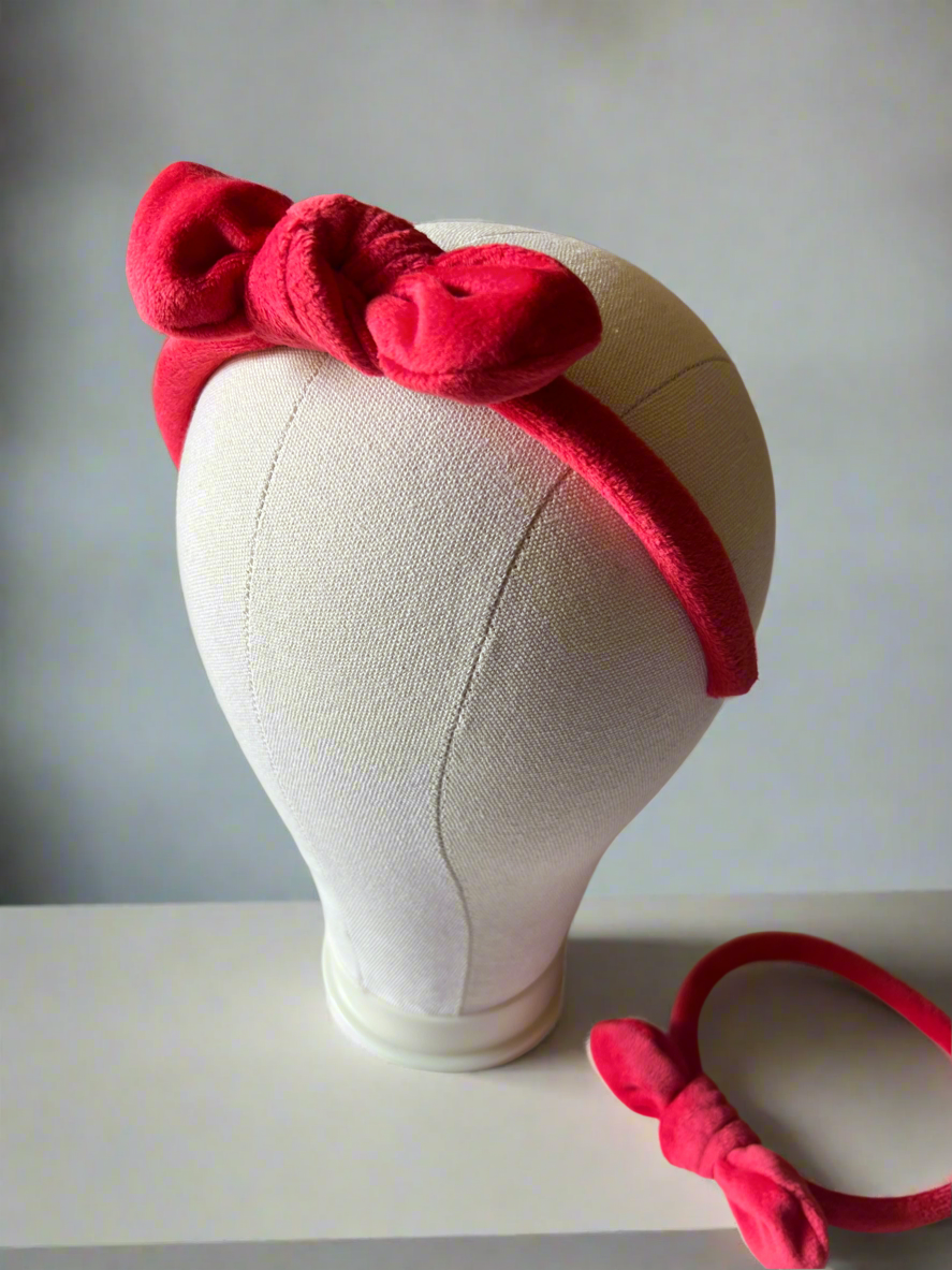 Crimson Red - Luxe Velvet Headband