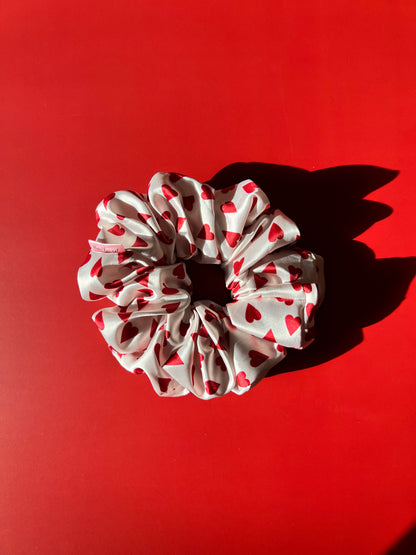 Lovey Dovey - XL fluffy Satin Scrunchie