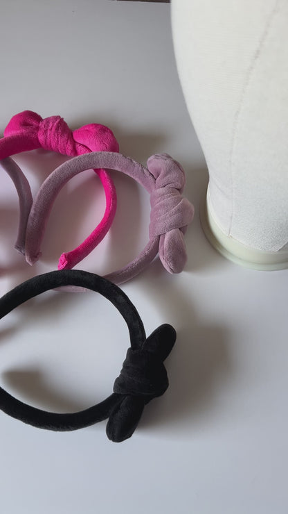 Electric Pink - Luxe Velvet Headband